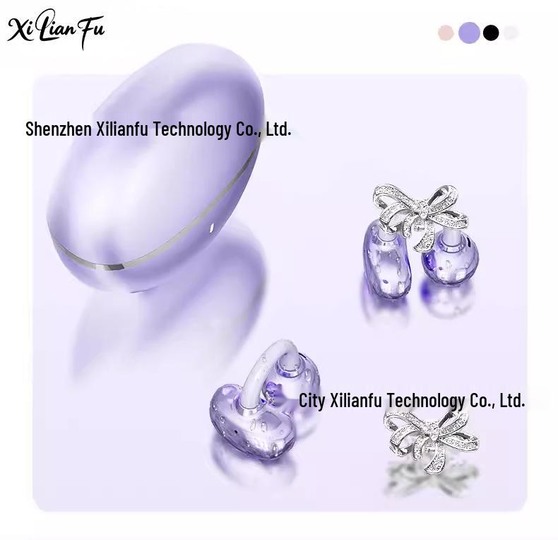 Hoop Ear Clip Bluetooth Earphones with AI Smart Features and Long Battery Life
