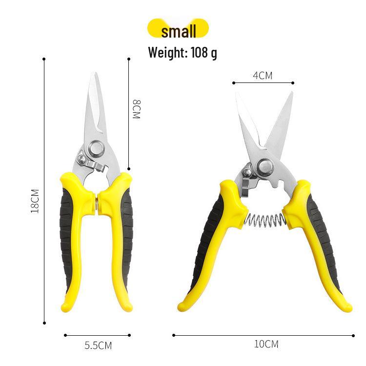 Industrial Multi-Functional Shears for Sheet Metal, Integrated Ceiling, and Wire Cutting