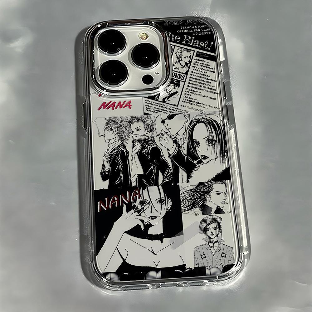 New Anime Cool Girl Phone Case For Nana Osaki Line iPhone 17 16e 16 15 14 13 12 11mini Pro Max X XR XSMAX 8 7 Air Plus Cover Y2K