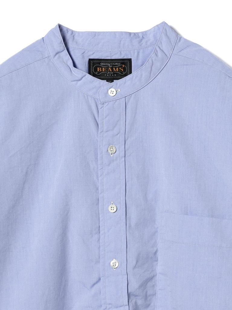 Beams Plus Broad Band Collar Pullover Size SAX 38110014139 Men's Shirt, XL,