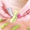 Multifunction Peeling Edamame Artifact Stainless Steel Finger Protector Cover
