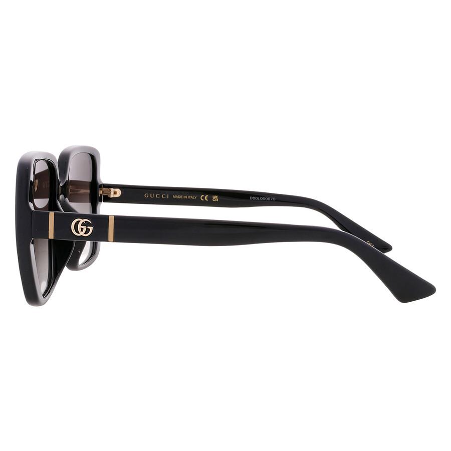 Gucci Grey Butterfly Ladies Sunglasses Gg0632sa 001 56