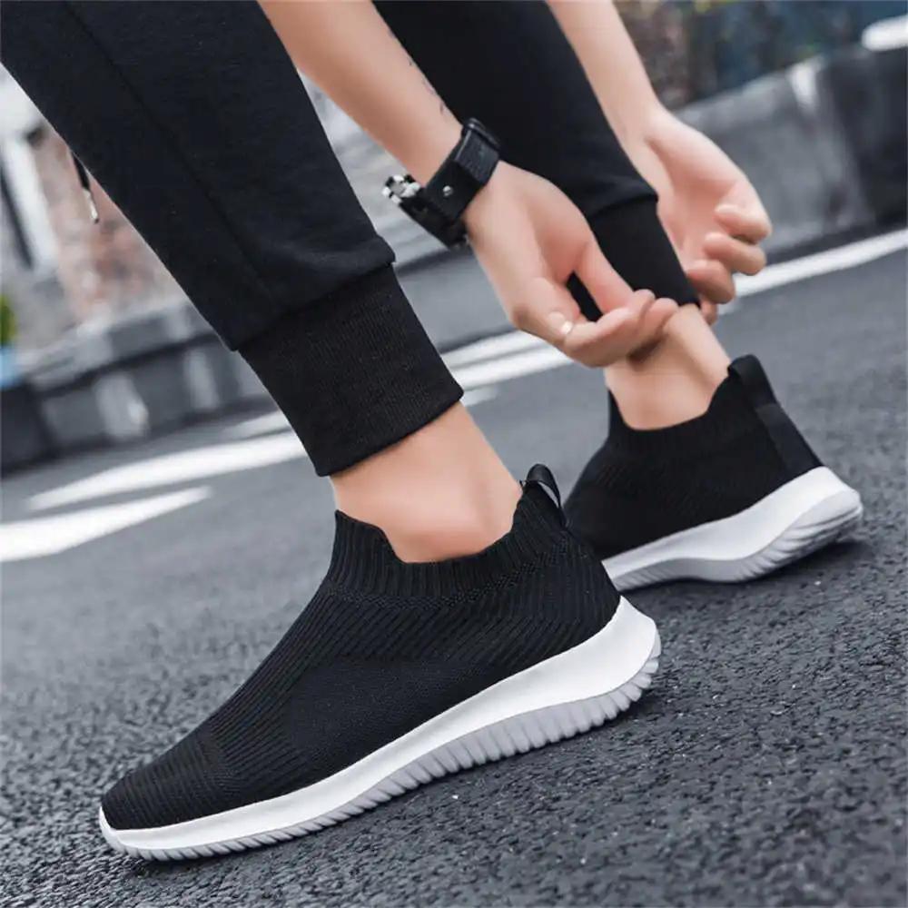 Fashion Knit Gray Men Red Shoes Woven Men's Trnis Men's Sneakers 45 Sport Runners 2025 Authentic Drop Shipping Leading Famous