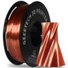 Geeetech 3D Printer Filament Pure PLA PETG Plastic 1.75mm, 1KG (2.2LBS), Tangle-Free, 3D Printing Materials, Vacuum Packaging