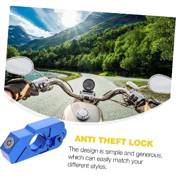 GLEAVI 1 шт. замок тормоза руль мотоцикл замок анти-руль тормозной рычаг замок мотоцикл — фото 4