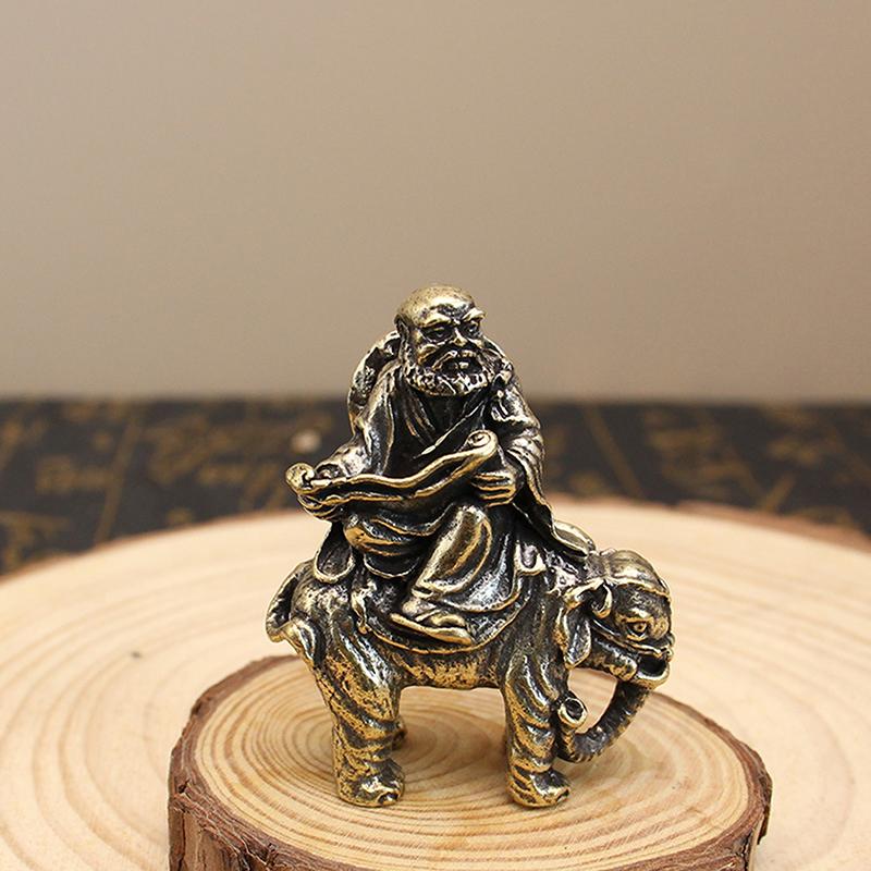 Eighteen Arhats Miniature Retro Mini Buddha Decoration Study Office Home Decoration Brass Statue Crafts