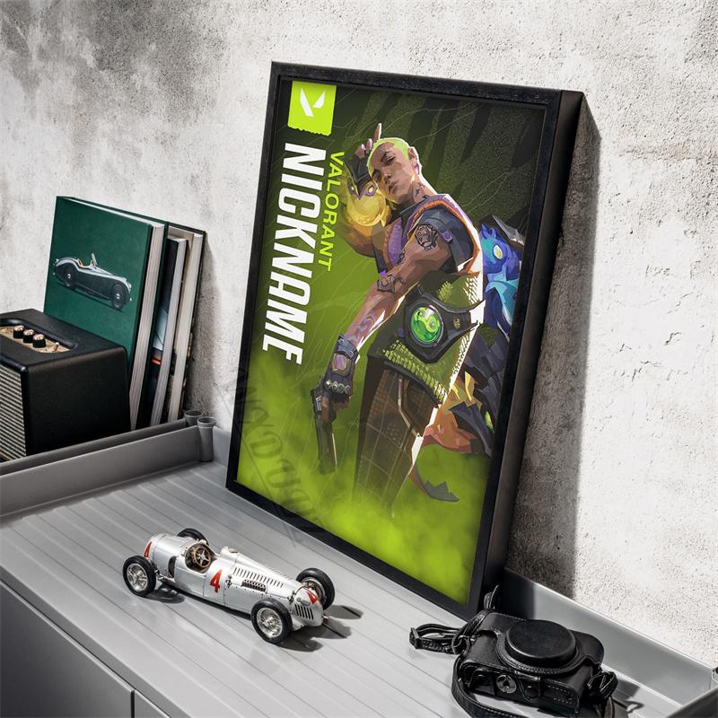 Game Valorant Character Nicknname Picture For Room Living Wall Art Home Decor Canvas Painting Print Poster Game Enthusiasts Gift