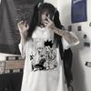 Y2k Women T-shirt Tops Kawaii Hunter X Hunter Tshirt Killua Zoldyck T-shirt Crew Neck Fitted Soft Anime Manga Tee Shirt Clothes