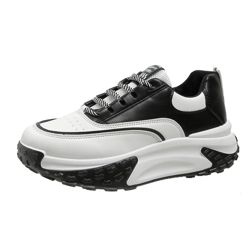 

7 см весна осень женские летние удобные натуральная кожа высокие кроссовки для скейтбординга кроссовки на толстой платформе танкетке разноцветные 35