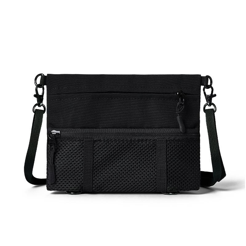 Travel niche design women s bags, portable and fashionable commuting shoulder bag mobile phone small messenger bag чёрный