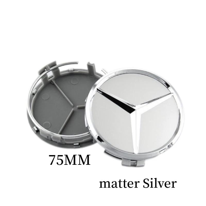 

Car Sticker 2025 Hot For Benz 4Pcs 75mm Car Wheel Center Caps Hub Caps For Mercedes Benz W176 W177 W204 W205 W212 W213 W206 X156