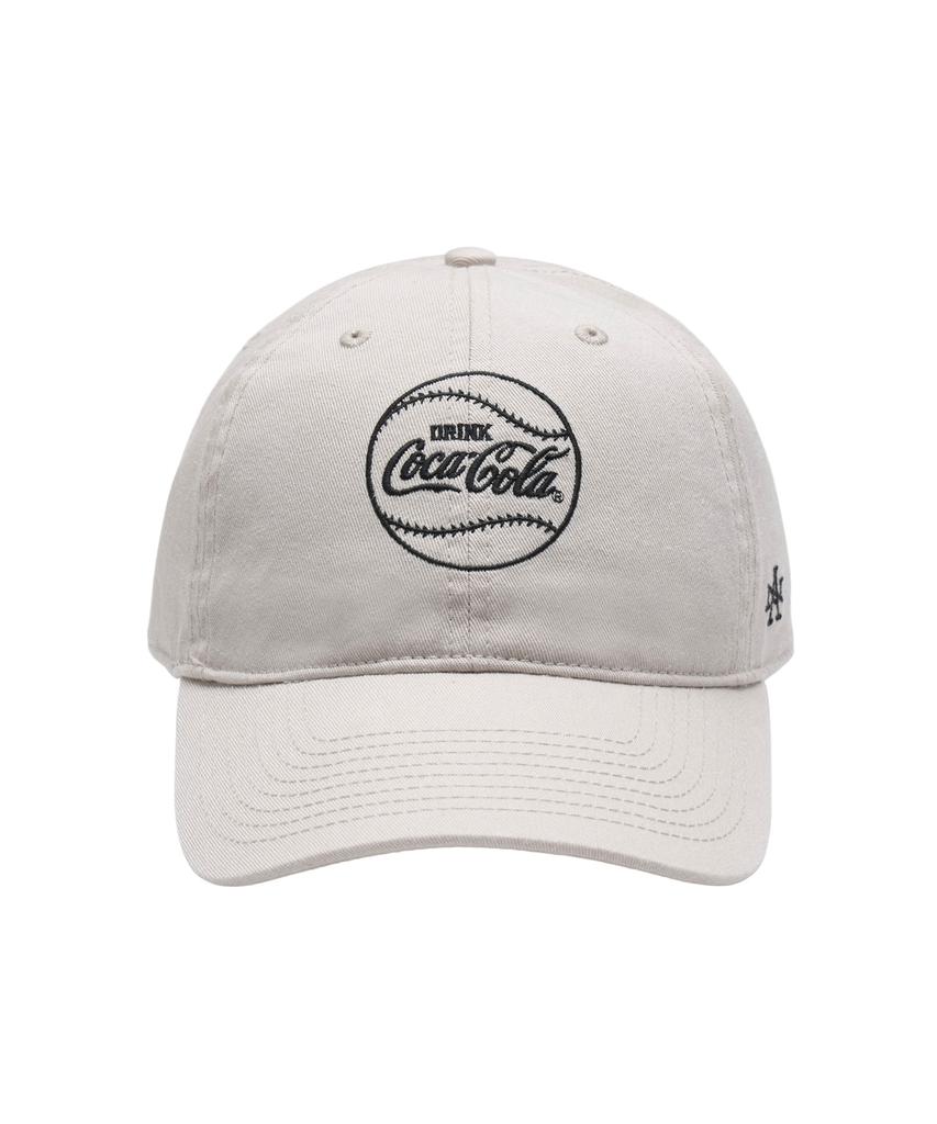 Amelikannideul Coca-Cola Baseball Mark Ballpark Cap - Stone