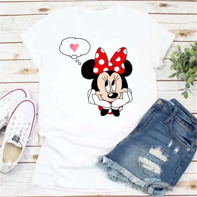 Oversized Unisex T Shirts Cartoon Print Ladies Clothes Cute T Shirts Short Sleeve Tops Y2k Harajuku