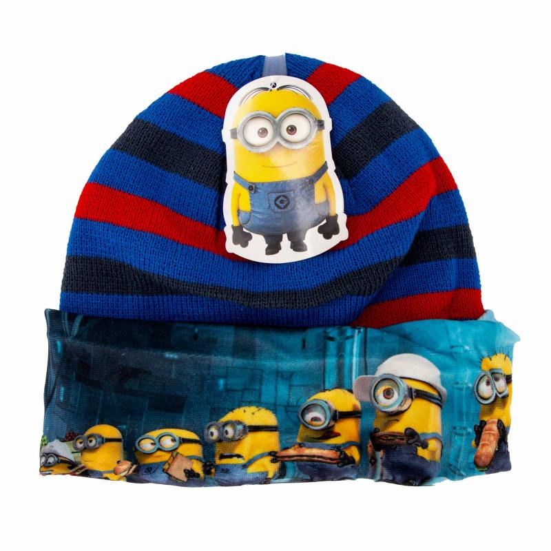 

Детская шапка MINIONS 52 синий