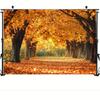 2D Plane, 1 Piece of Magical Autumn - Vibrant Fallen Leaf Tree, Suitable for Birthdays and Other Occasions