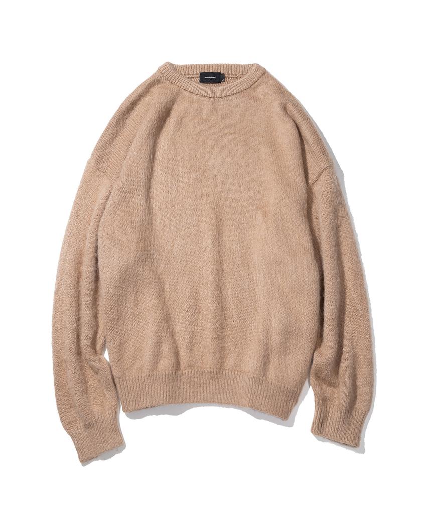 MASSNOUN Wool Soft Mohair Oversized Knit Mftnt003-Bg