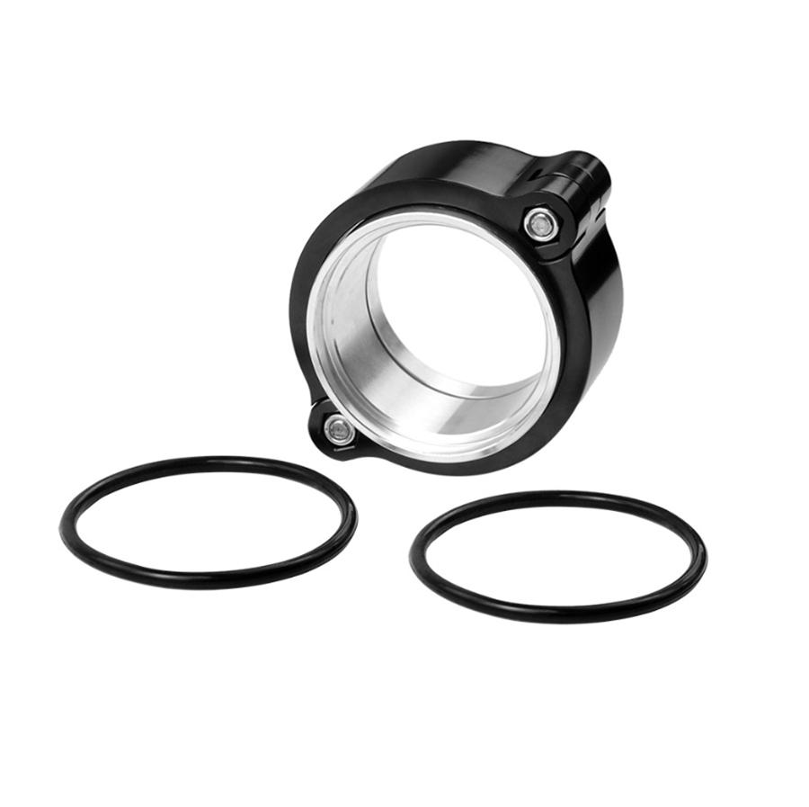 CNC Aluminum Exhaust Clamp Flange Assembly For 2.5 Inch Turbo Dump Pipe Downipes