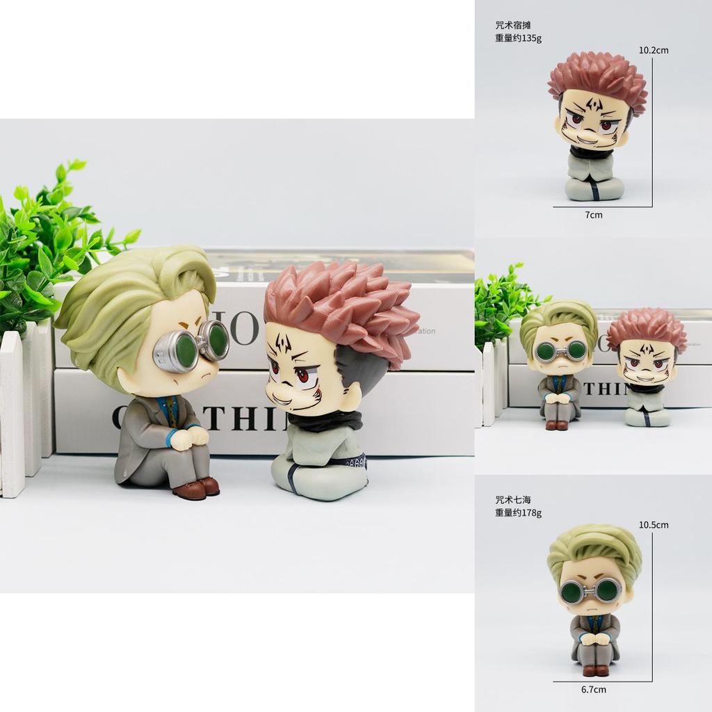 Jujutsu Kaisen Pvc Hand Puppet Nanami Kento And Sukuna Character Figurine For Gift