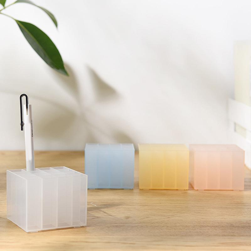 Boîte de rangement pour pinceaux à ongles Support pour pinceaux de maquillage Organisateur support en plastique pour outils à ongles Étagère d'exposition pour pinceaux d'art des ongles