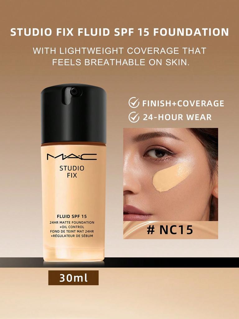 Mac Studio Fix Foundation | 24Hr Matte Oil Control, NC11 30mL