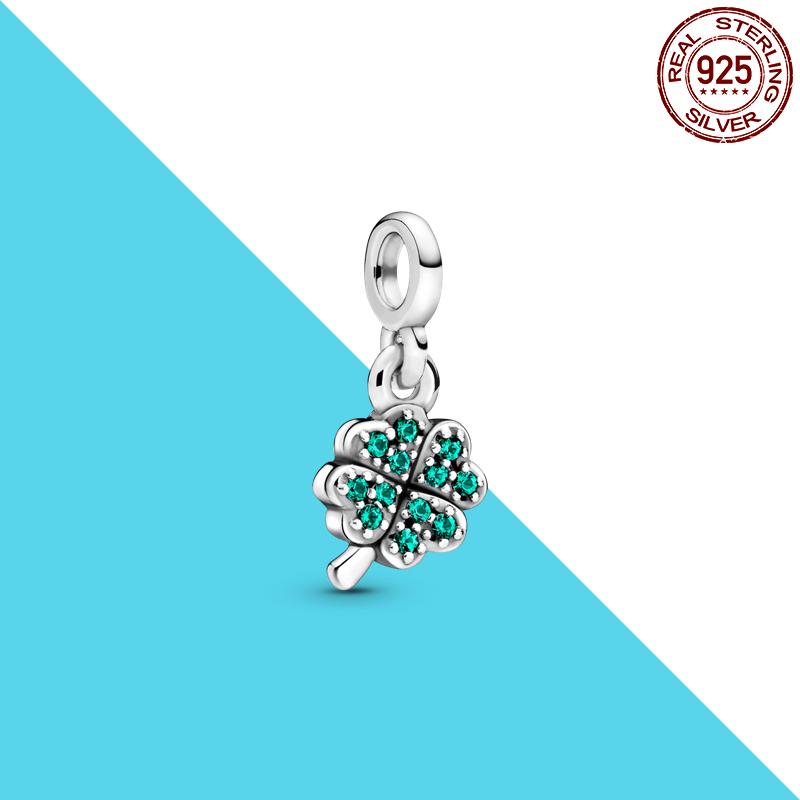 925 Silver Me Series Eye Medallion Pendant Charms for Bracelet Necklace DIY Link Earring Styling Two-ring Connector Jewelry