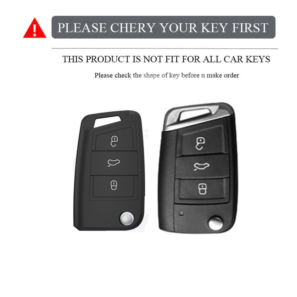 Tpu Car Key Case Protection Bag For Vw Volkswagen Golf 7 Mk7 Tiguan Mk2 Seat Ateca Leon Fr 2 Ibiza For Skoda Octavia A7