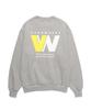 VANNWORKS New Logo Oversized Fully Fleece-Lined Sweatshirt (Vnbts405) Melange Grey