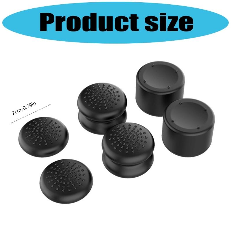 Silicone Joystick Thumb Grips Not Slip Ergonomic Designs with High Low Caps Gaming Accessories Suitable for switch2