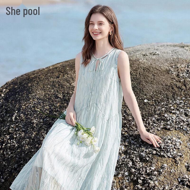 Women s Lyocell Sleeveless A-line Dress S