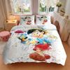 3pcs Pinocchio & Jiminy Cricket Watercolor Art Print Cover Set Ultra Soft, Breathable, and Comfortable Bedding with Stylish Design for Bedroom an