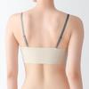 MUJI Ribbed Bra that is gentle on the skin FCH54A4S Ivory S Women's Women's Women's