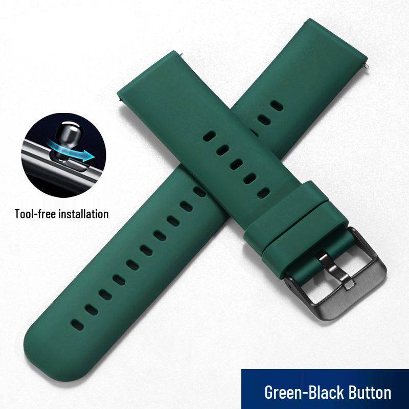 Curea de ceas sport din silicon cu eliberare rapidă - Impermeabilă, Universală, Compatibilă cu toate seriile de smartwatch pentru bărbați și femei