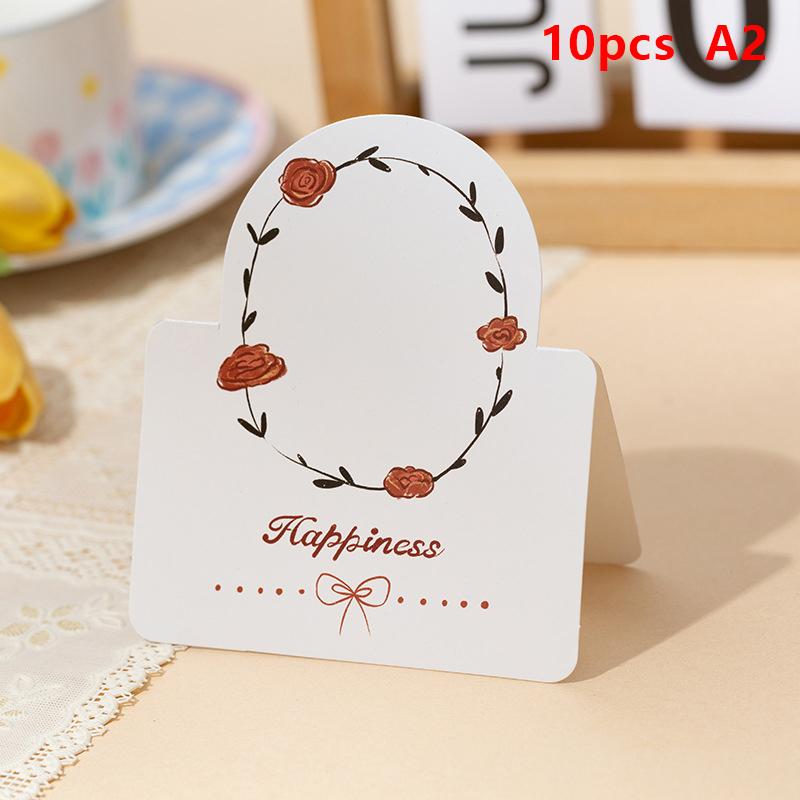 

10 шт. Пригласительные открытки С днем рождения Сделай сам украшение Открытка для сообщения Пустая складная открытка