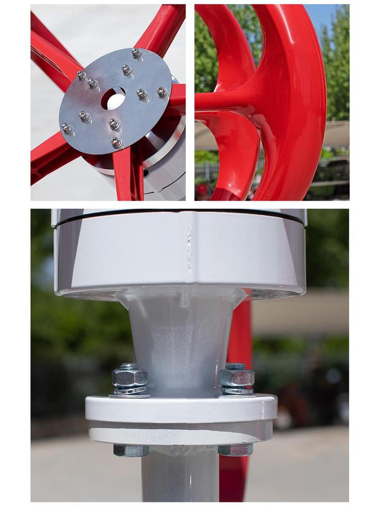 Lingfengda 400W Red Lantern Wind-Solar Hybrid Generator