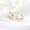 14K Gold Plated Pure Copper Ear Cuff: No-Piercing, Simple, Elegant Jewelry for Women