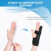Removable aluminum strip support finger brace trigger tail finger splint tendon sheath little finger support protective splint