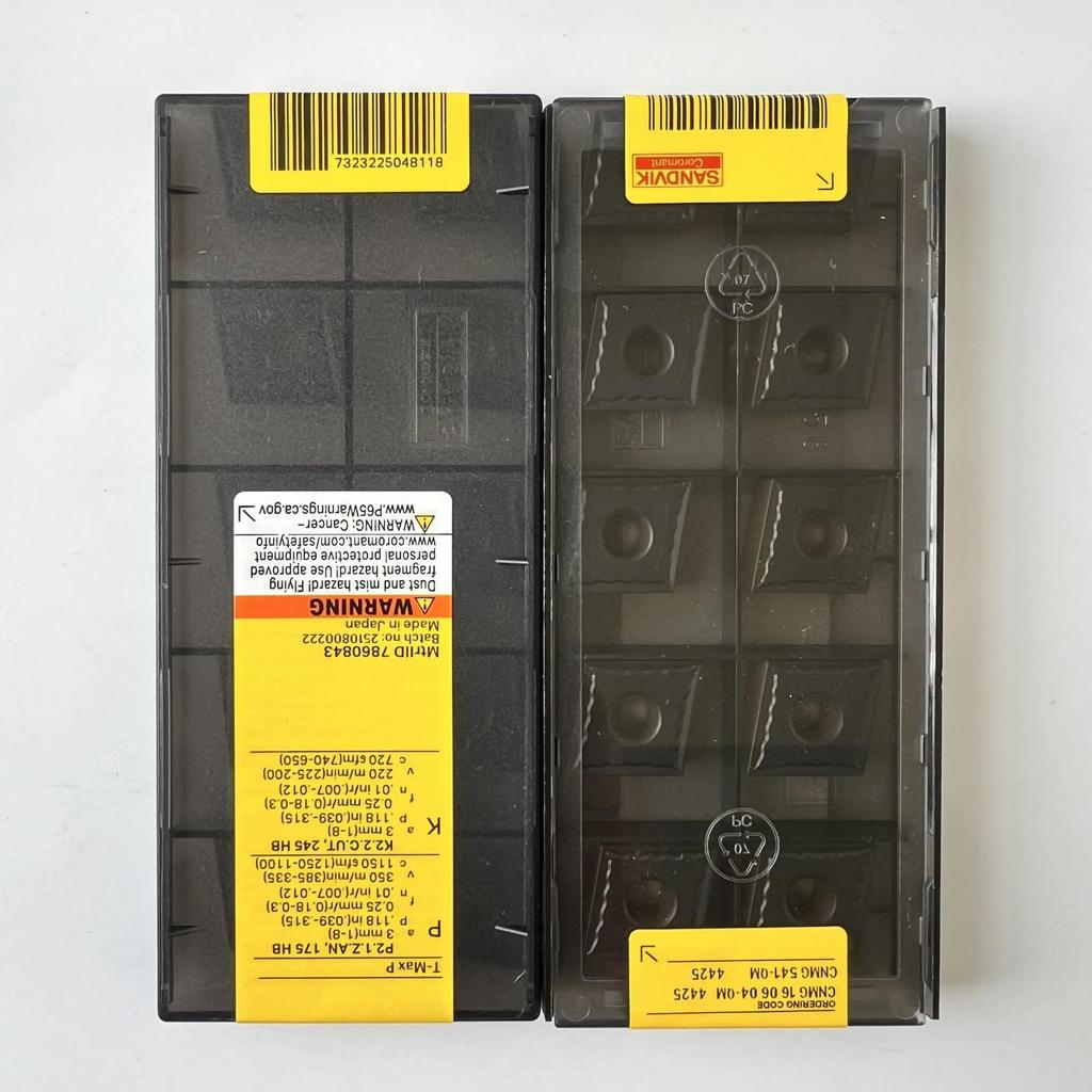 Original Sandvik / CNMG160604-QM 4425 / CNC Lathe Carbide Blade 10 Pcs