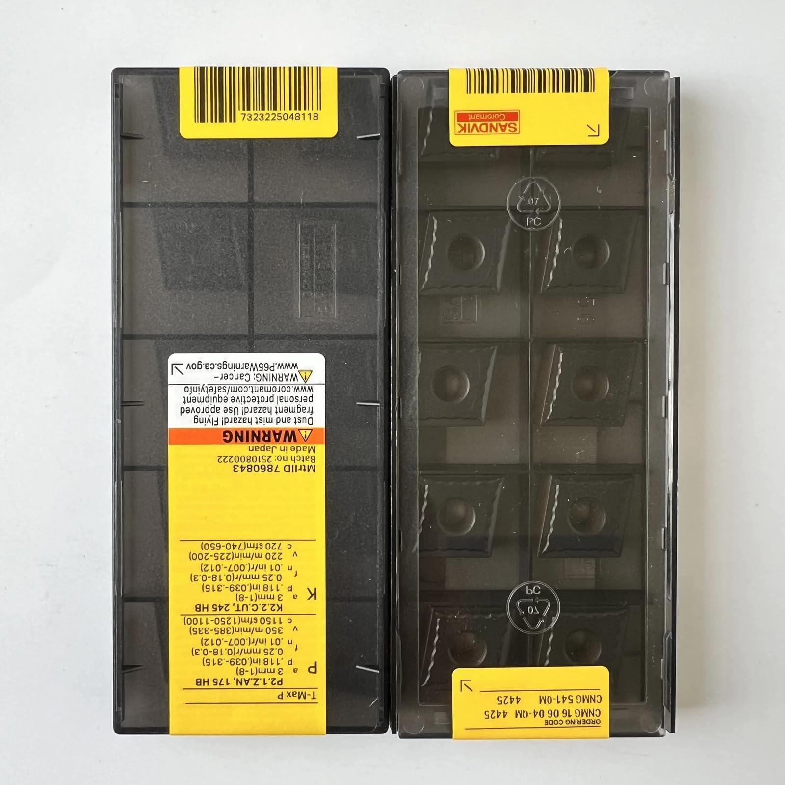 

Original Sandvik / CNMG160604-QM 4425 / CNC lathe carbide blade 10 Pcs