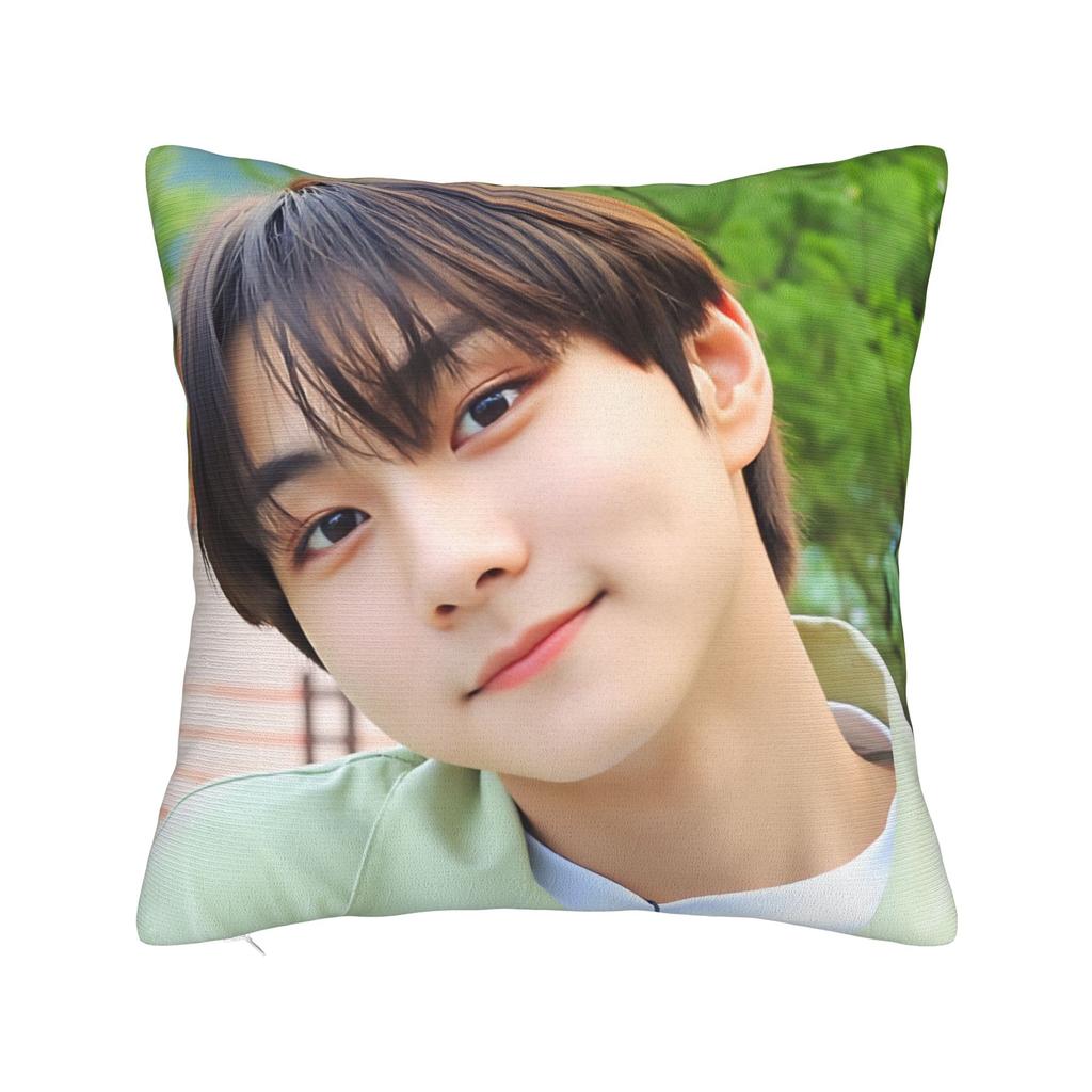 Jay Kpop Style Boy Pillowcases Novelty Pillow Case For Living Room Bed Chair Print Pillow Cover