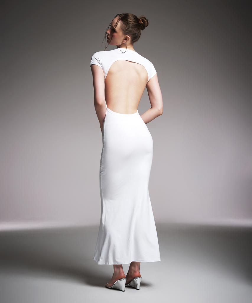Eialyu Back Less Dress