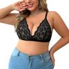 French Lace Triangle Cup Breathable Suspenders Girls Bra Without Steel Ring Thin Style Simple and Comfortable Push-up Bra