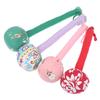 26/33cm Long-Handled Wormwood Massage Hammer For Lymphatic Drainage - Manual Full Body & Back Relief, Stress Reduction