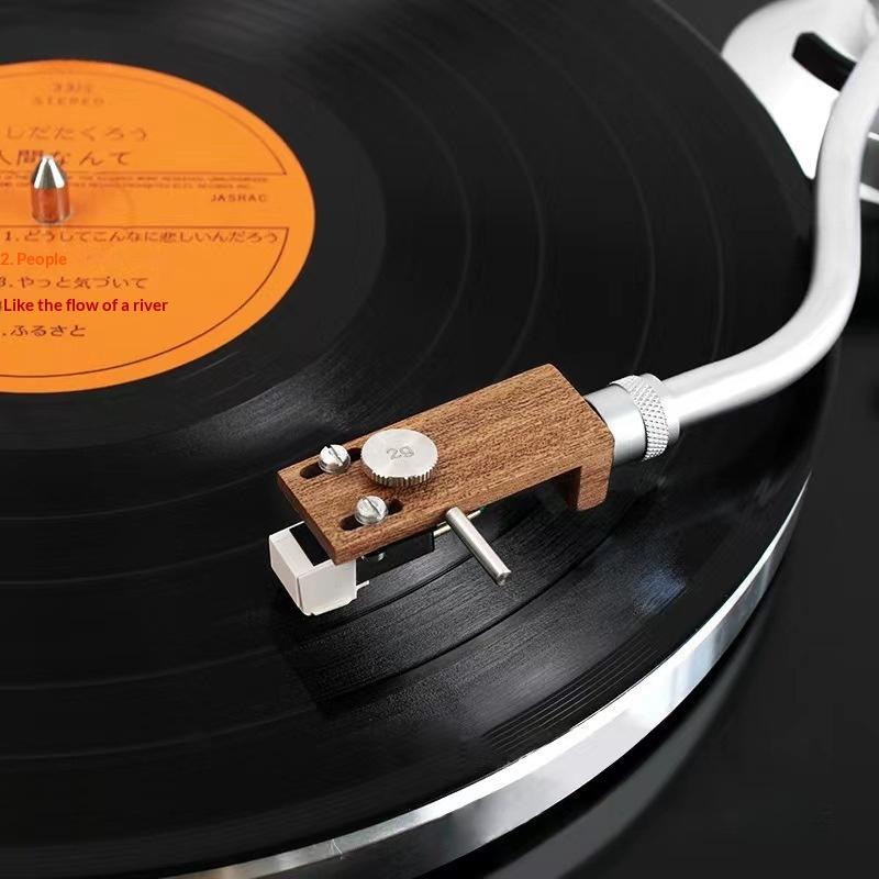 Universal Wood Turntable Headshell Mount Replacement For LP Turntable Phono Durable Pointer Cartridges Stylus Turntable