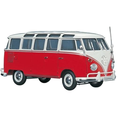 Hasegawa 1/24 Scale Volkswagen Type 2 Microbus 23 Window Plastic Model HC10
