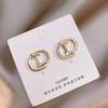 2023 Trendy Tassel Letter Stud Earrings for Women - Light Luxury 925 Silver Design
