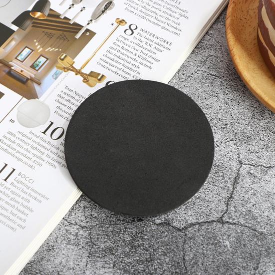 Sada 6 ks zlatých podložek z nerezové oceli s držákem Moderní zrcadlová podložka na nápoje kulaté podložky pod šálky pro kavárenský jídelní stůl