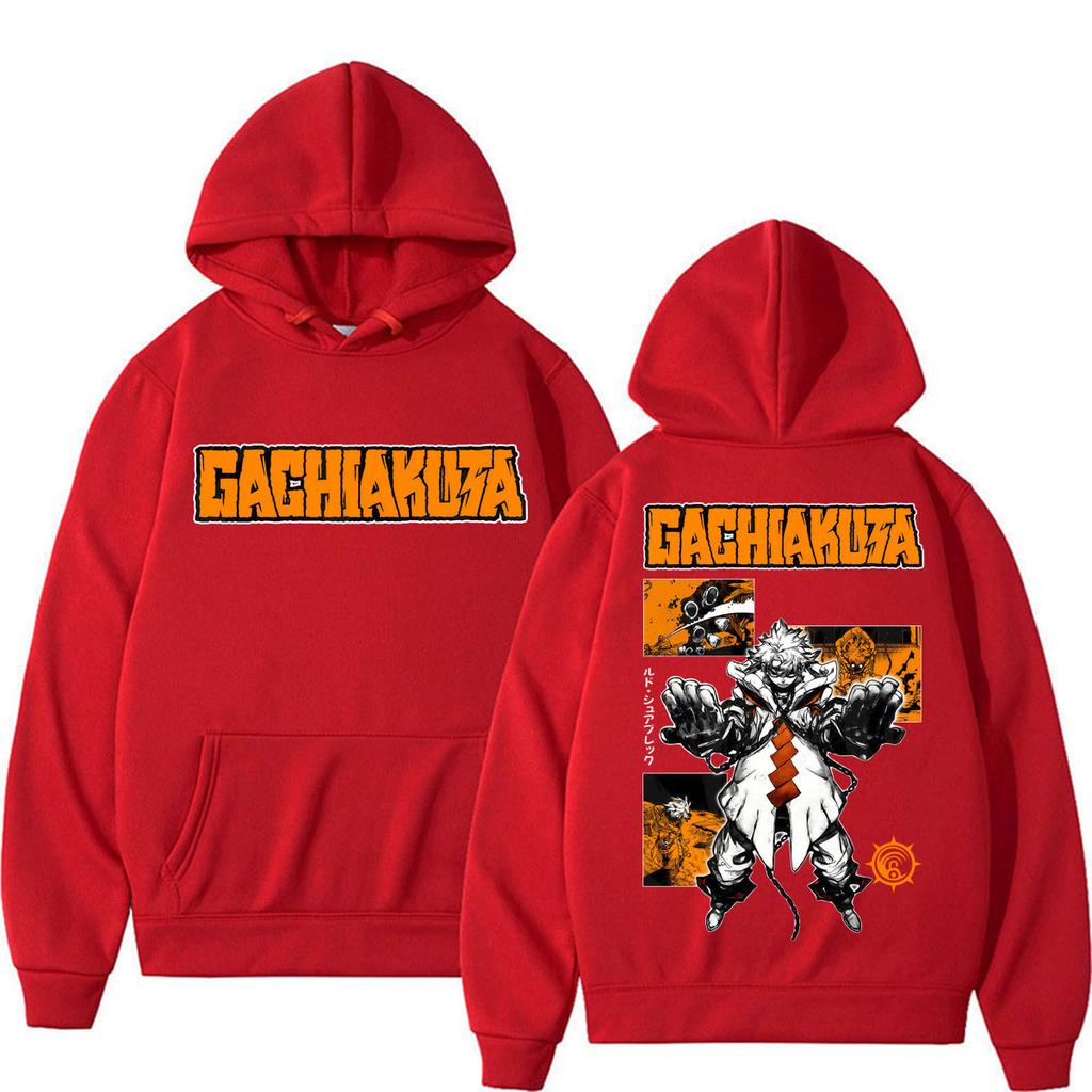Gachiakuta Rudo Graphic Hoodie Men Women Vintage Fashion Harajuku Long Sleeve Casual Oversized Fleece