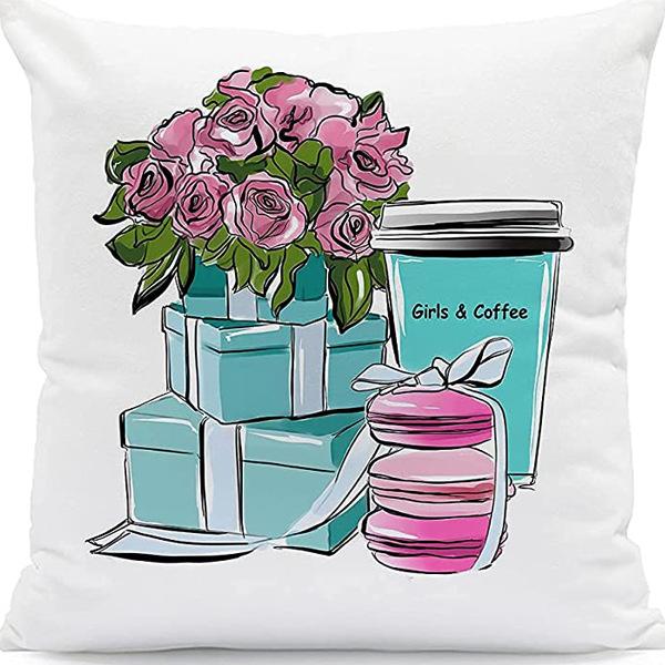 Perfume Bottle Pillow Cover Fashion Women'S Pet Home Sofa Car Ornament French Cushion Cover Premium Durable Quality