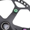 5pcs Aluminum Alloy Chainring Bolts Single Chainwheel Bolts Nut Single Speed Chainwheel Screws for Road, Mountain Bike