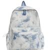 Schoolbag female Korean version college student Mori tie-dye simple backpack large capacity Japanese junior high school high school backpack